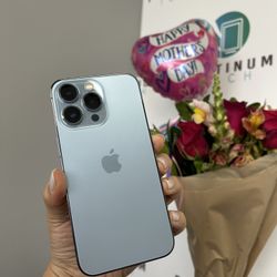iPhone 13 Pro Max Unlocked 128Gb Blue Color Comes With AirPods For Free. 