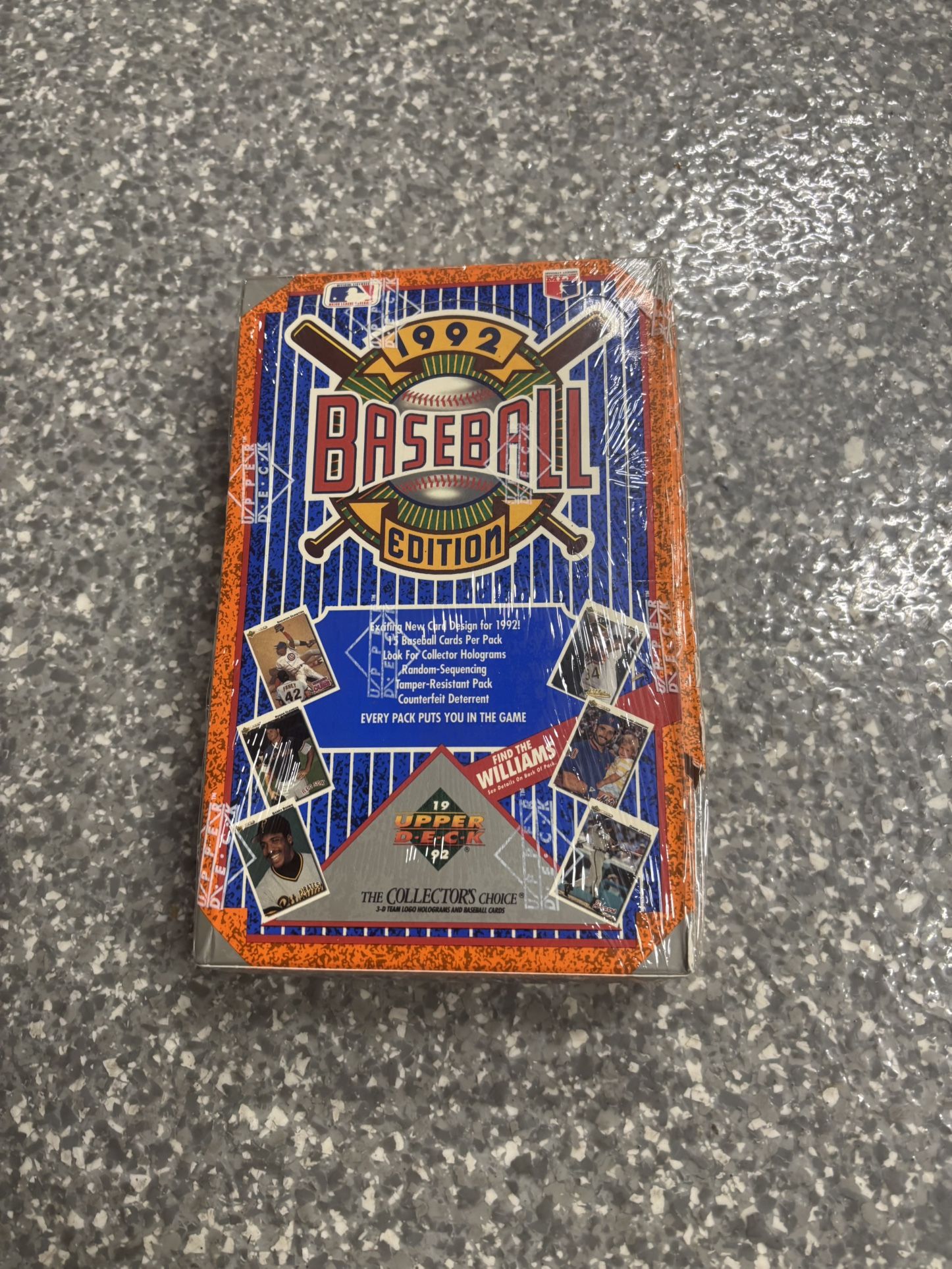 1992 Upper Baseball Card Factory Sealed Box From Case Find The Ted Williams