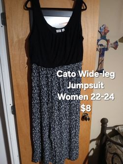 Cato Wide-Leg Jumpsuit Women's Size 22-24