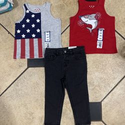 Boys Brand New 18 Month Bundle. 3 Nike Shirts, 2 Tanks, And One Pair Of Nice Jeans $25 For All 