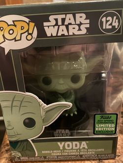 Star Wars Funko POP #124 ECCC 2021 Limited Edition Yoda Spring Convention New