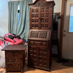 Beautiful Antique Spanish Brutalist Set