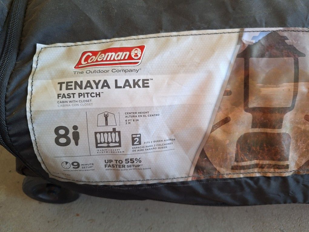 HUGE Coleman Tenaya Lake Model 8 Person Tent