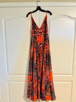 Long, flowy exotic dress