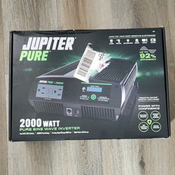 JUPITER PURE 2000 Watt Continuous/4000 Watt Peak Pure Sine Wave Power Inverter