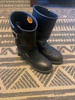 Xelement boots, black, size 9