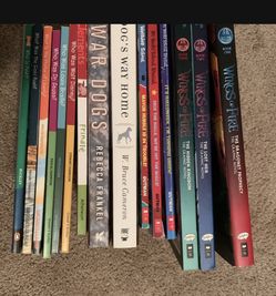 Books (15 Books- Wings Of Fire, Weird School, Who Was? War Dogs)