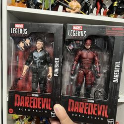 Marvel legends Punisher and daredevil