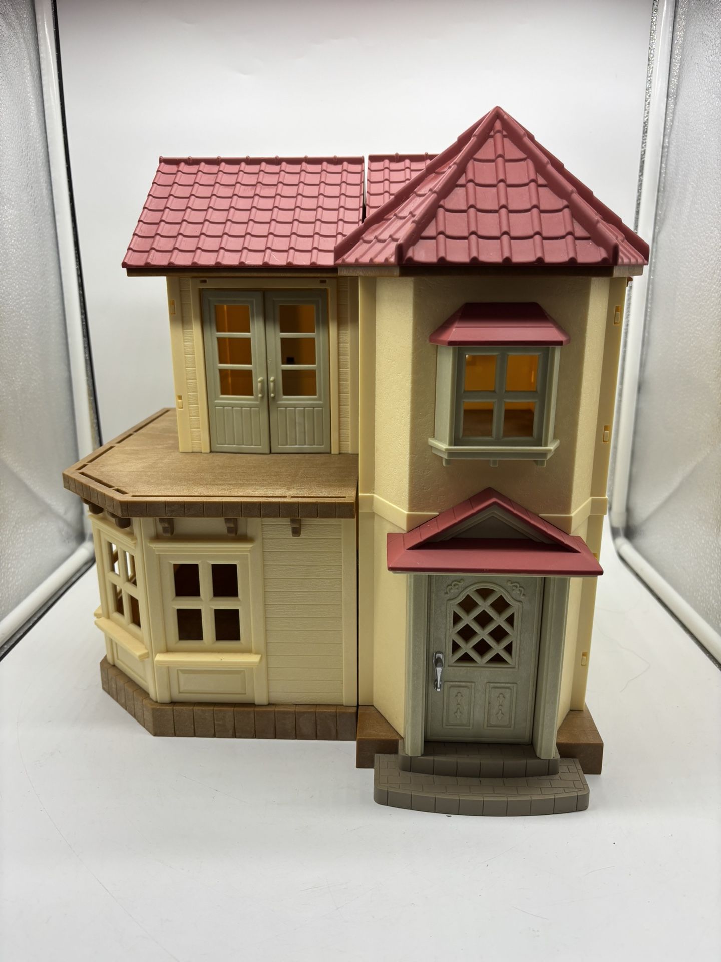 Calico Critter Vintage Red Roof Country Home Epoch Sylvanian Family Doll House