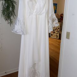 Hebeos Long Sleeve Wedding Dress Thumbnail