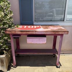 Steel Work Bench - $100