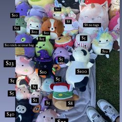 SQUISHMALLOW CLEAR OUT PRICES ON EACH PICTURE
