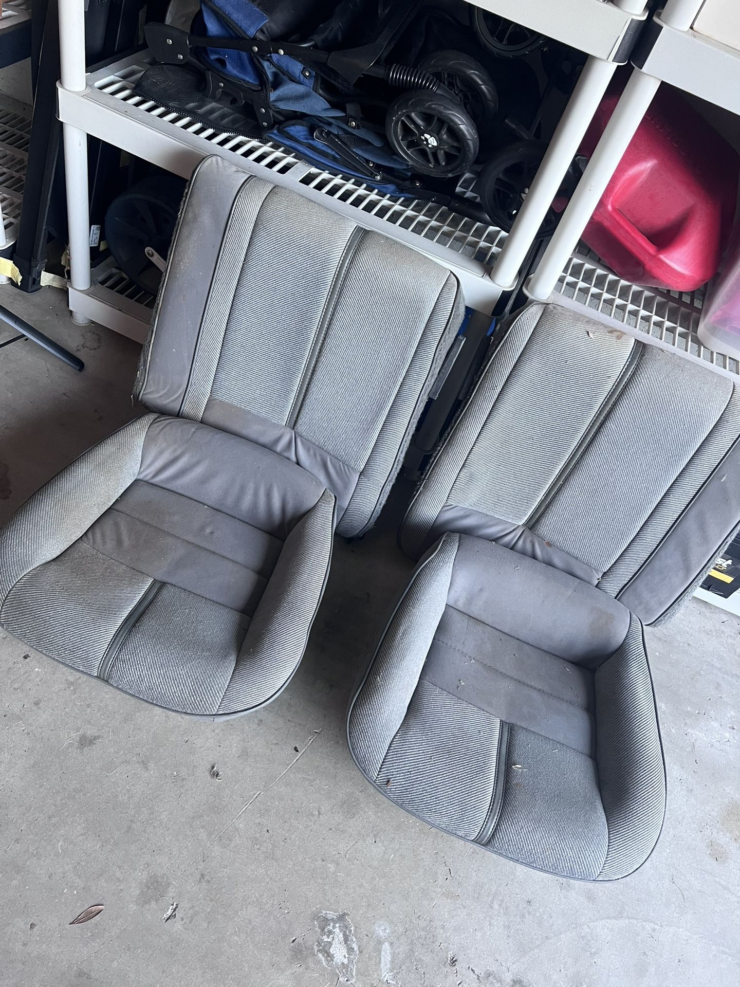 Third Generation Chevrolet Camaro Rear Passenger Seats 