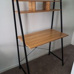 Ladder Bookshelf Desk 