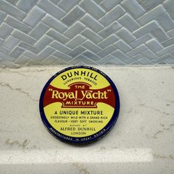 Vintage Dunhill The Royal Yacht Mixture Tobacco Tin Empty in mint condition