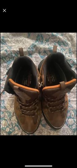 SKECHERS Men's Leather Waterproof Trail Hiking Boots size 8
