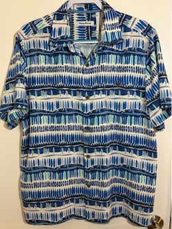 Tommy Bahama Silk Blend Button Down L Shirt for Men