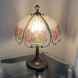 Vintage Beautiful Rose Lamp 