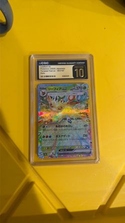 Leafeon EX CGC 10 Pristine Pokémon Card