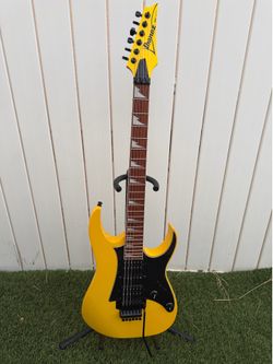 Ibanez RG450EXB – Rare Yellow Finish – Floyd Rose – Excellent Condition