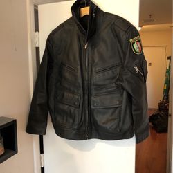 Motorcycle Police Jacket German   Size Large/extra Large