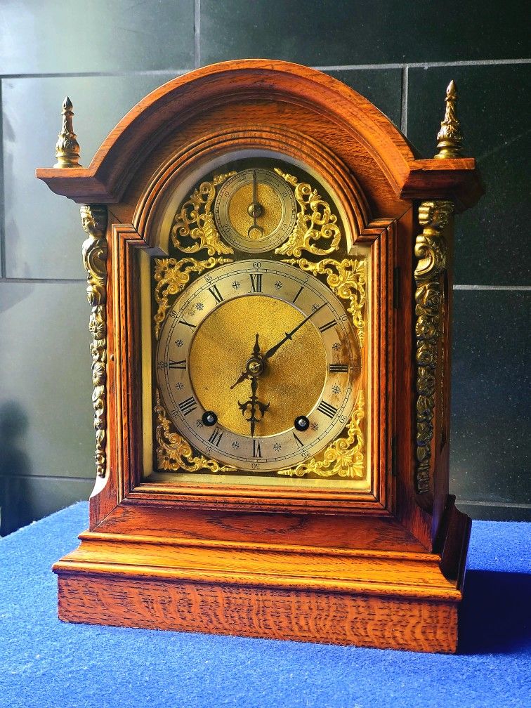 Winterhalder & Hofmeier of Schwarzenbach Germany Clock (W. & H. Sch.) Circa 1880