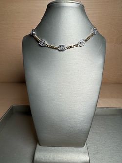Chanel CC Logo Chain choker necklace