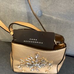 Zara Small Gold / Bling Purse