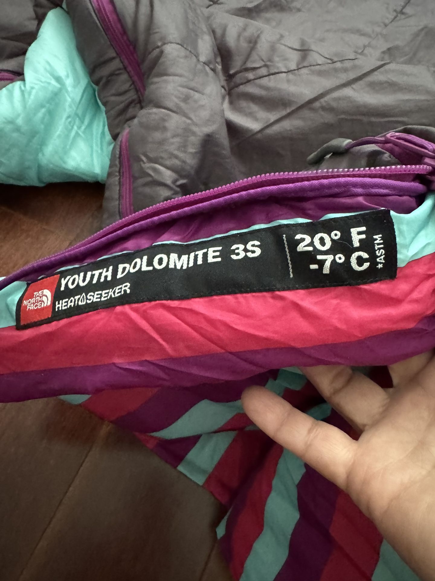 The North Face Sleeping Bag.