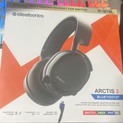 Steelseries Arctis 3 Bluetooth Gaming Headset With WC Wicket Cushions Ear Pads