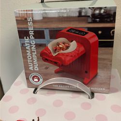 Electric Automatic Dumpling Maker Machine Red Brand New in Box