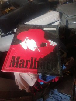 Tin Marlboro poster