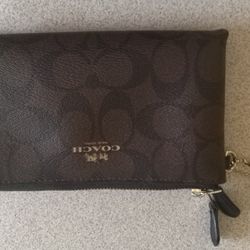 Coach Double Zipper Wallet 