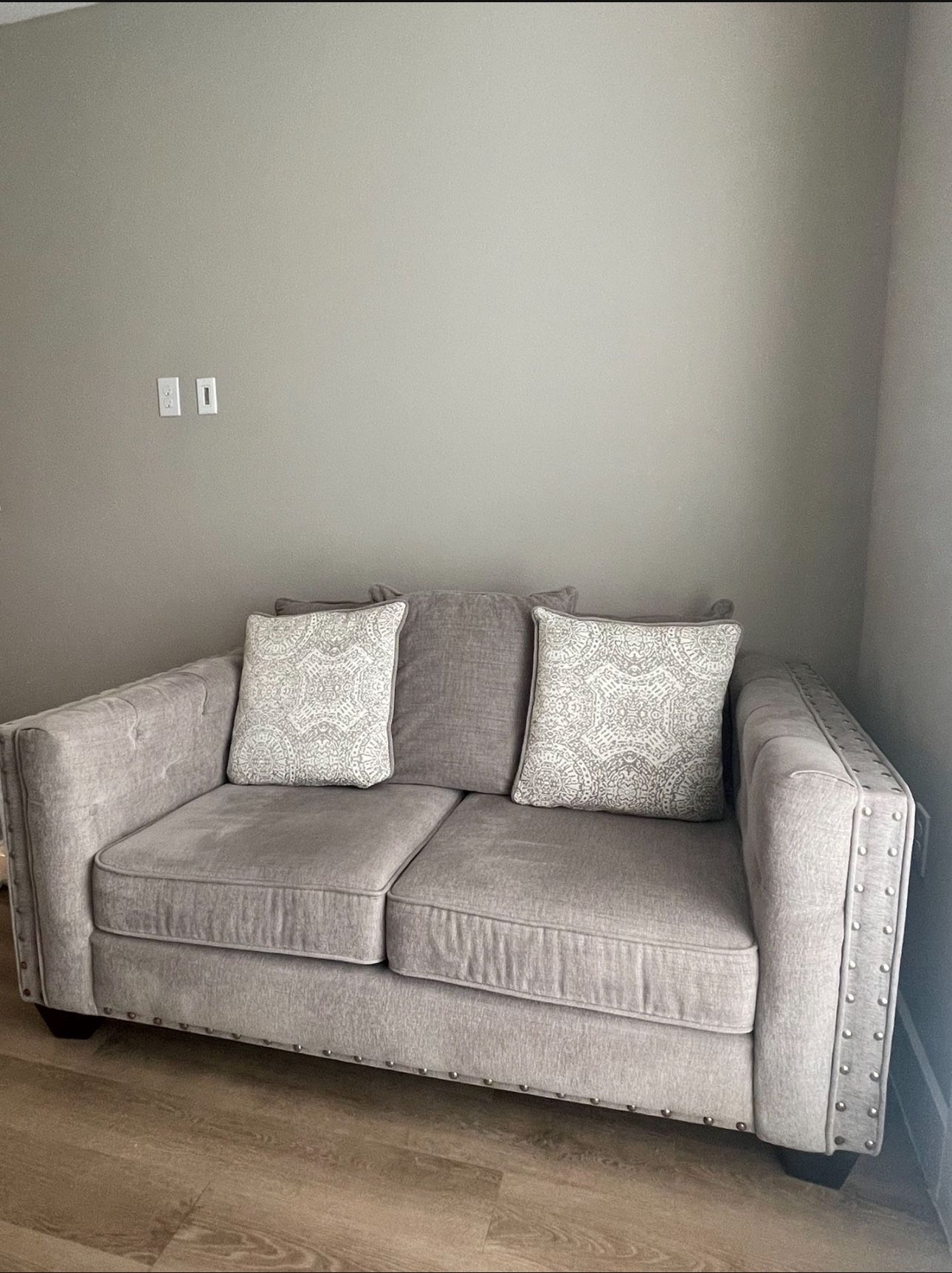 Gray Loveseat
