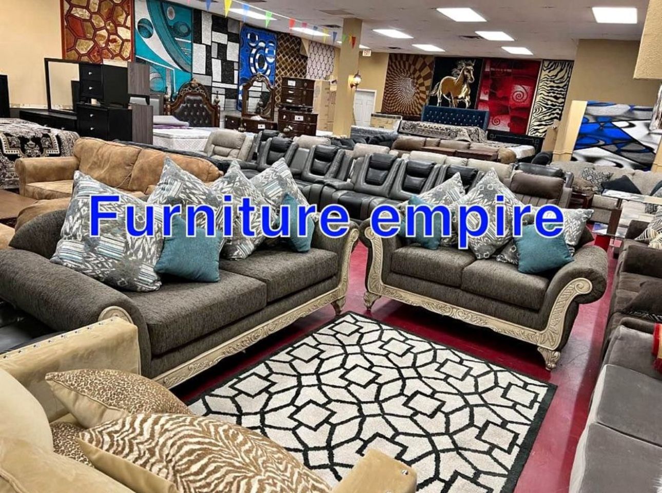 Furniture Living Room Sofa Loveseat Set
