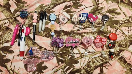 Badge reels and extra lot