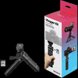 Sony Vlogger Accessory Kit – Grip + 64GB Card – $95