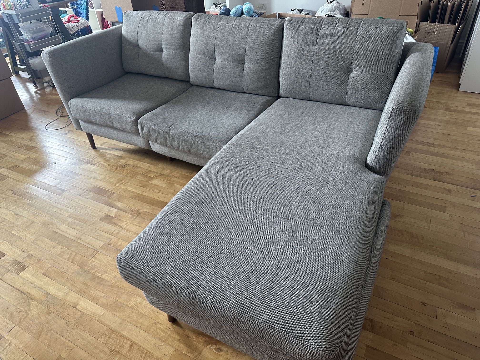 Burrow Sofa With Ottoman 