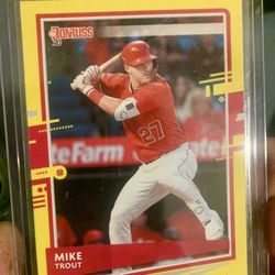 🔥Mike Trout 2020 Donruss *SHORT PRINT*