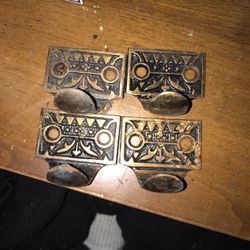 Antique Vintage  Curtain  Sash Holders