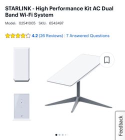 Tesla STARLINK - High Performance Kit AC Dual Band Wi-Fi System