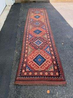 Vintage Tribal Runner Rug