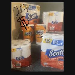 Paper Towel And toilet tissue