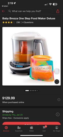 Baby Brezza One Step Food Maker