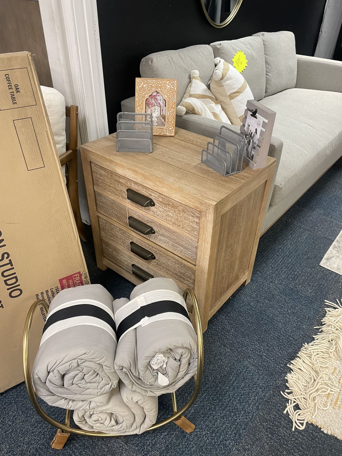 Nightstand With Outlets $275