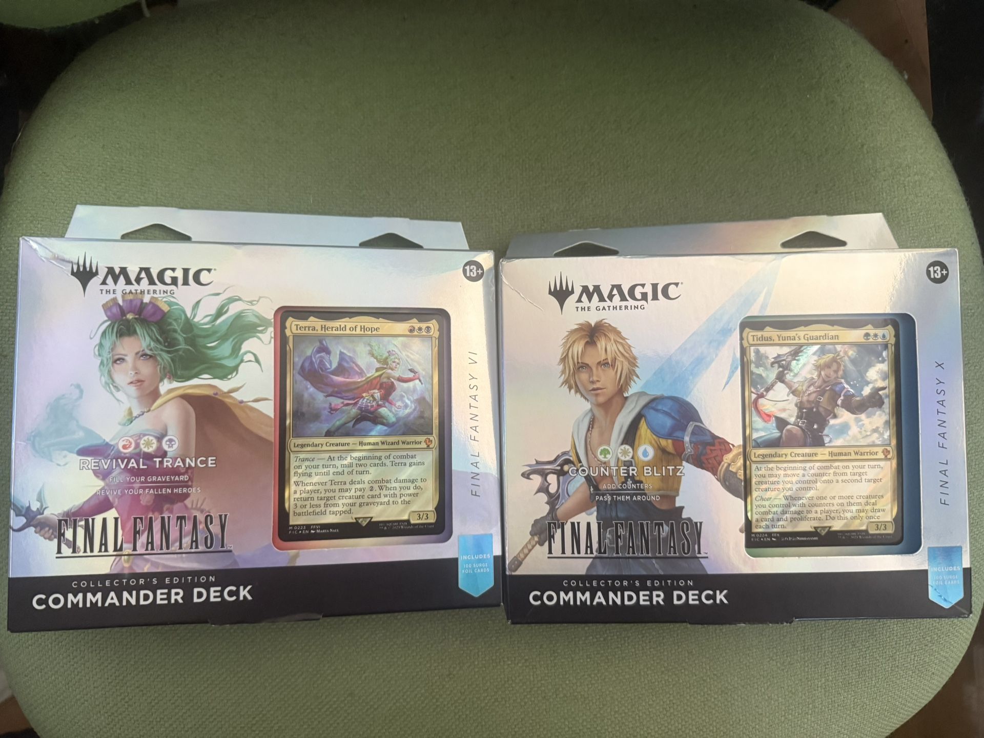 Magic The Gathering Final Fantasy Collectors Commander Deck Revival Trance & Counter Blitz