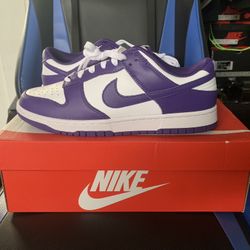 DEADSTOCK Nike Dunk Low Championship Court Purple Size 9.5