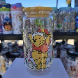 Winnie The Pooh Christmas 16oz Plastic Cup