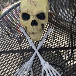 Halloween Skull & Hands