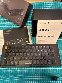 NEW! ProtoArc XK04 foldable Bluetooth keyboard designed for mobile devices